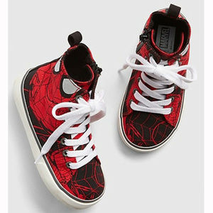 Baby Gap NWT Spiderman Hi-Top Sneakers 5 6